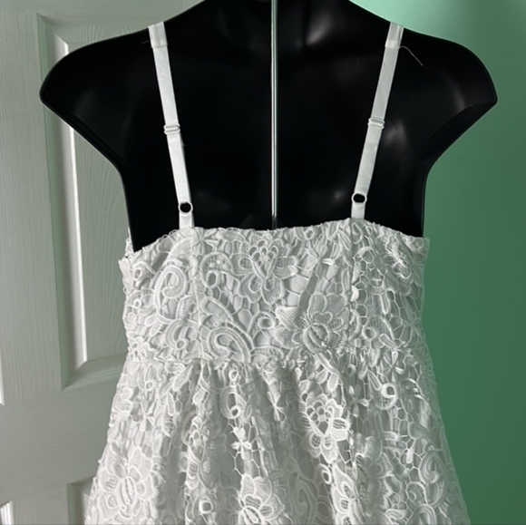 White lace midi dress NWT - Picture 6 of 6